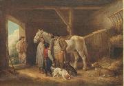 George Morland The Reckoning china oil painting artist
